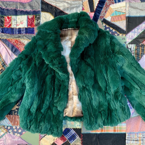 Vintage Jackets & Coats Vintage Evergreen Rabbit Fur Jacket Poshmark